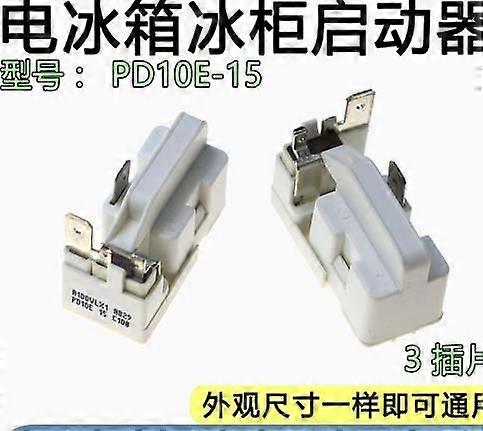 Ptc Starter Relay For Refrigerator Refrigerator Compressor Relay Start Relay For Refrigerator 3-Pin Ptc Relay Mini Fridge Compressor Relay Refrigerato