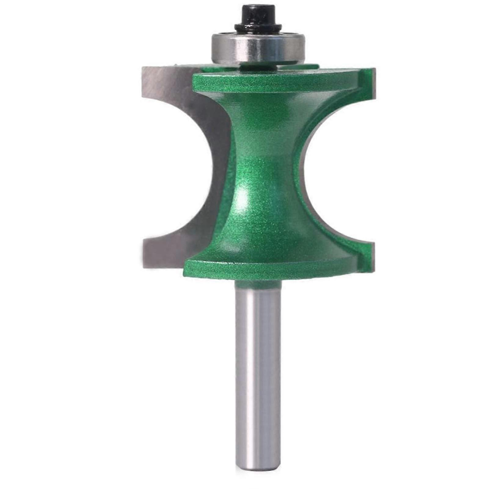 Jinchao-Router bits 1PCS, Wood 2 Flute Bearing Woodworking Tool Milling Cutter, 8mm Shank