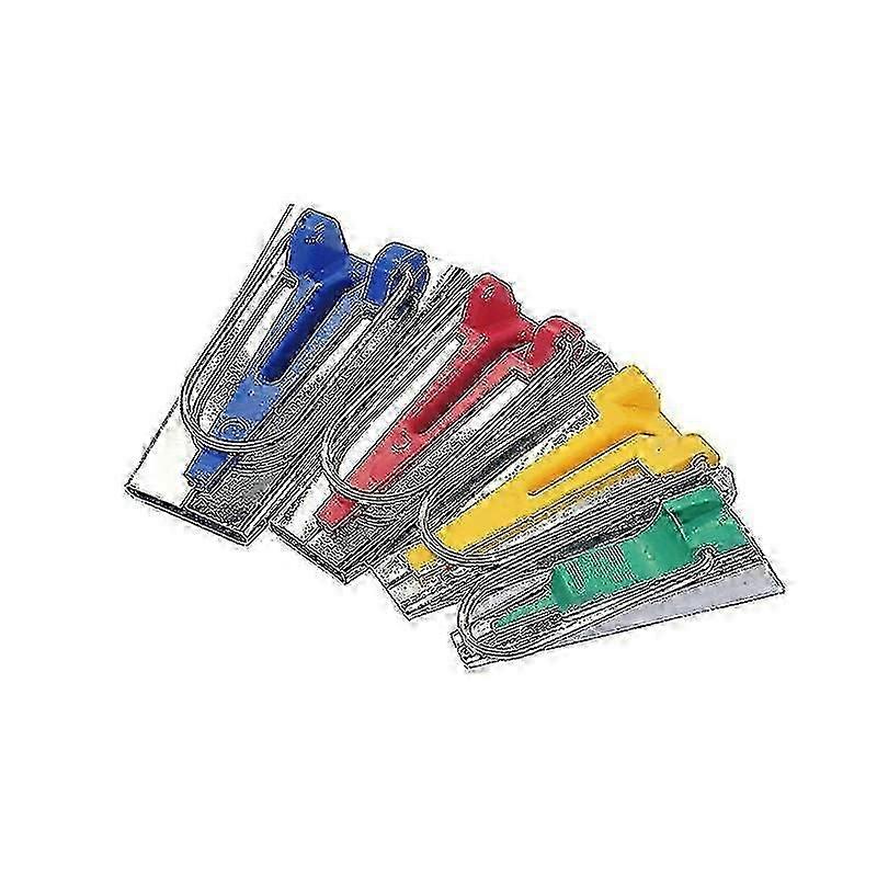 Fabric Bias Tape Makers Kit For Sewing Binding Quilting Tools Set(4pcs, Multicolor)