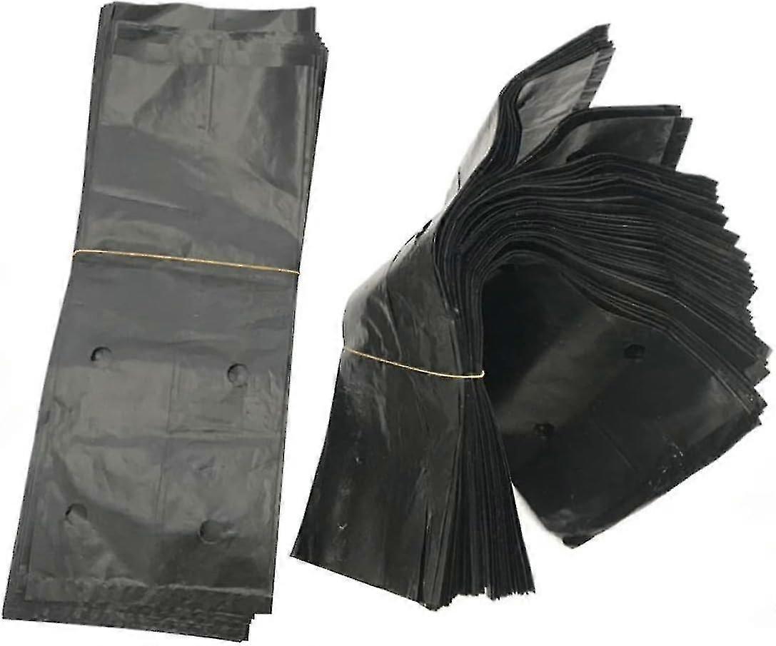 Fide Torbası, Plastik Fidanlık Torbaları, Fide Torbası Plastik Fidanlık Torbası Bitki Yetiştirme Çantası 200 adet - Ya
