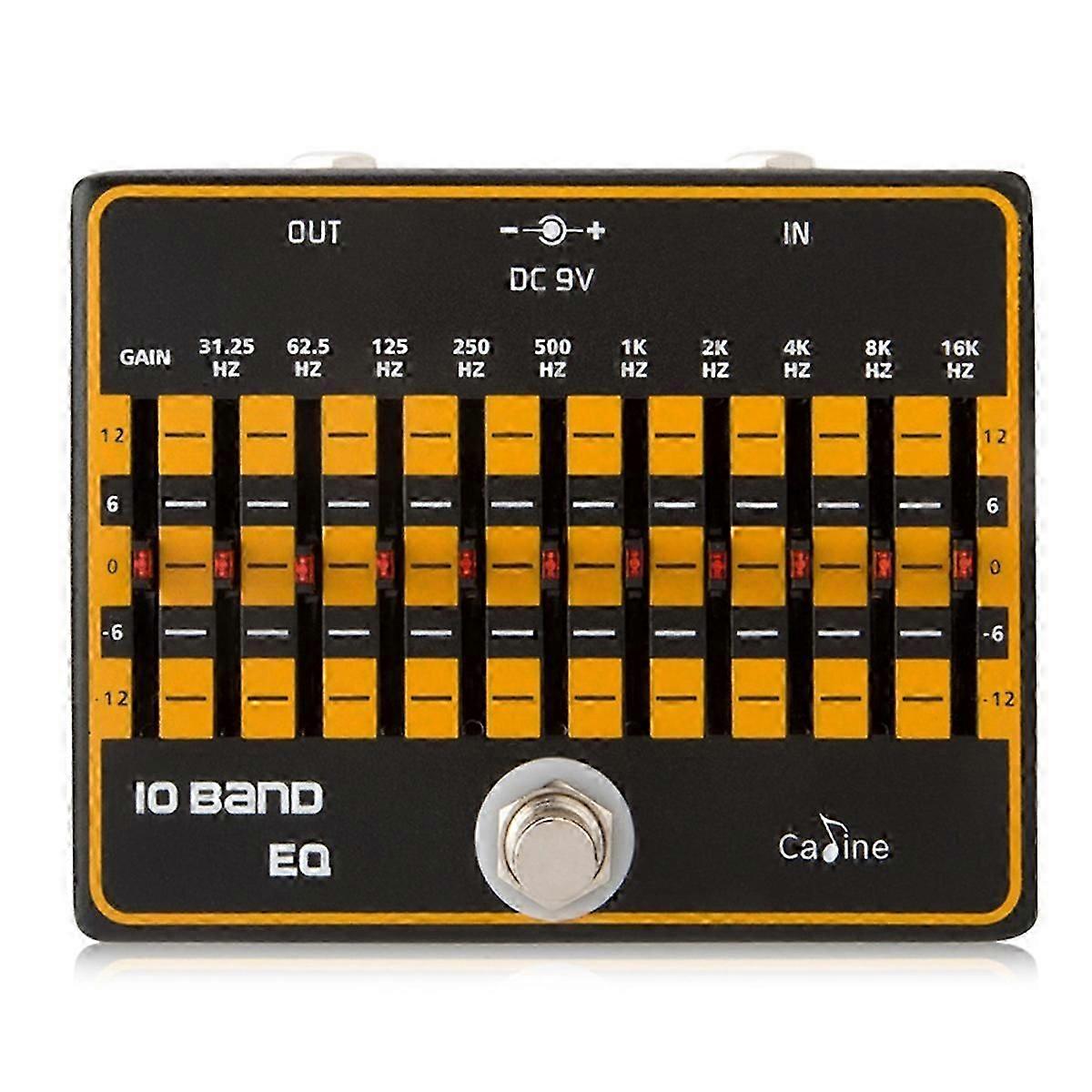 Caline CP-24 10-bands EQ Equalizer Gitarr Effekt Pedal