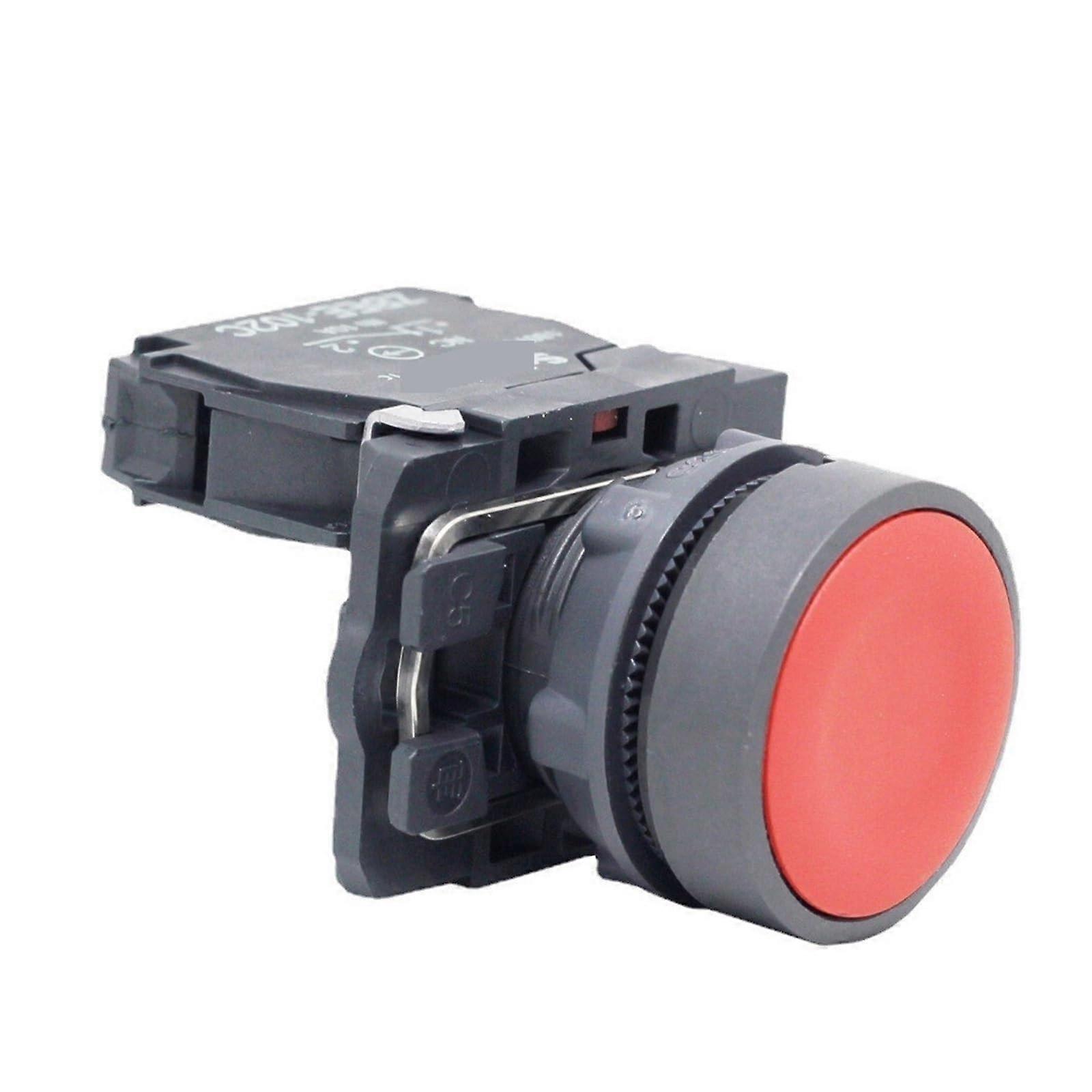 Waterproof Dustproof Push Button Switch ZBEE-101C Flat Head Yellow Plastic Normally Open Control XB5AA51C