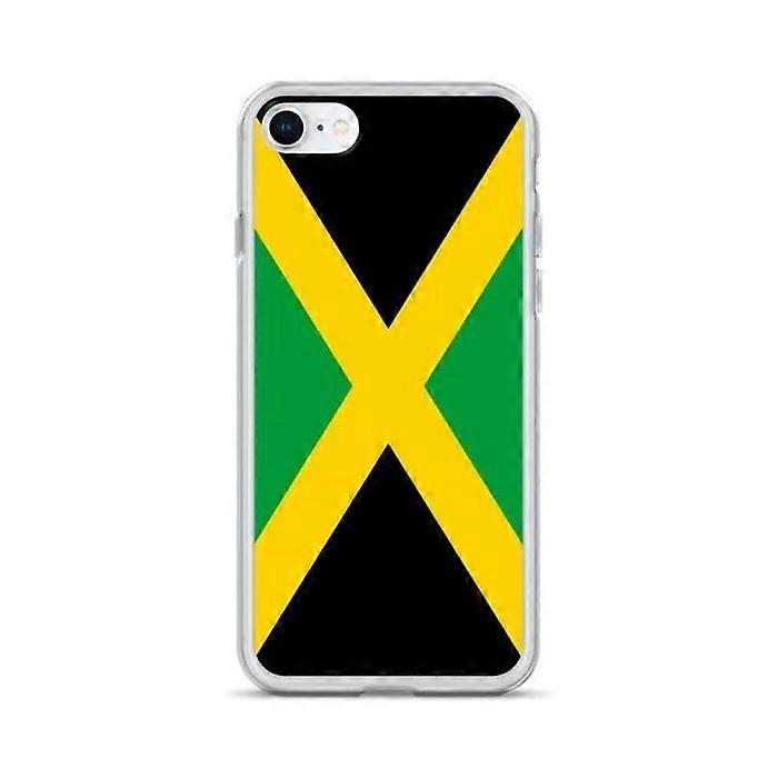 Phone Case - PIXELFORMA - iPhone 7 - Jamaica Flag - Transparent Plastic - TPU