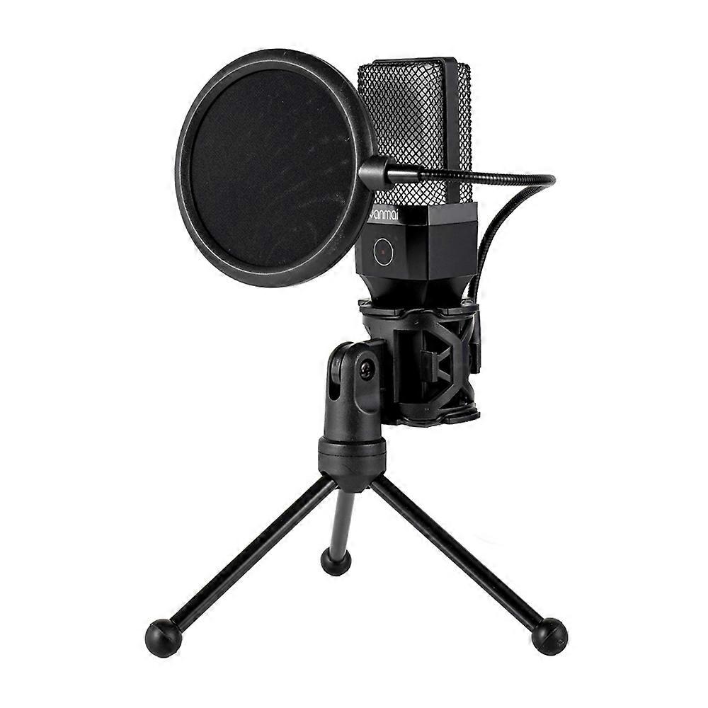 Yanmai X1R E-Sports Gaming Desktop Microphone with RGB Light & Blowout Net