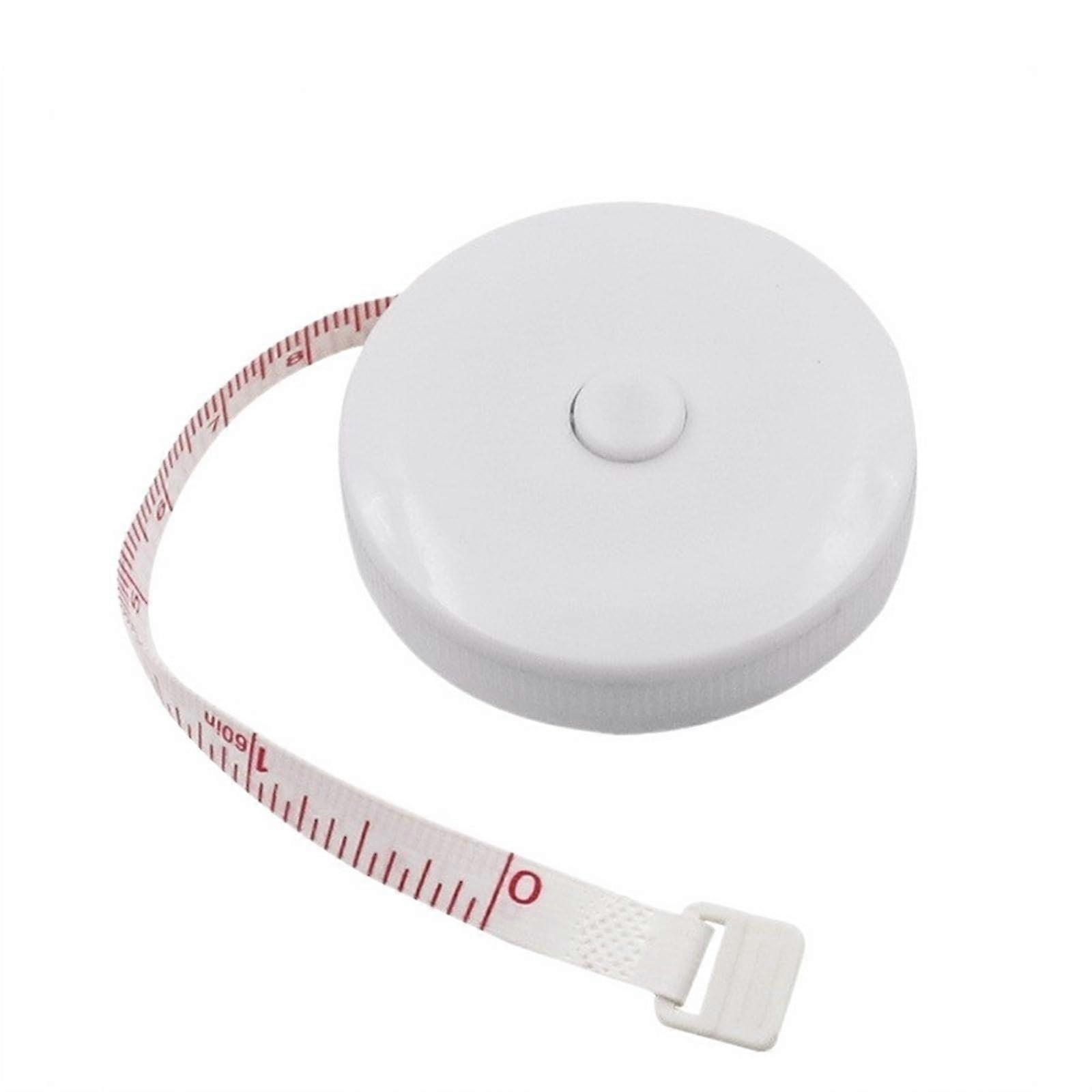 Tape Measures 150cm Soft Measuring Tape for Clothing Sewing Projects - White Red Color, Model 9866