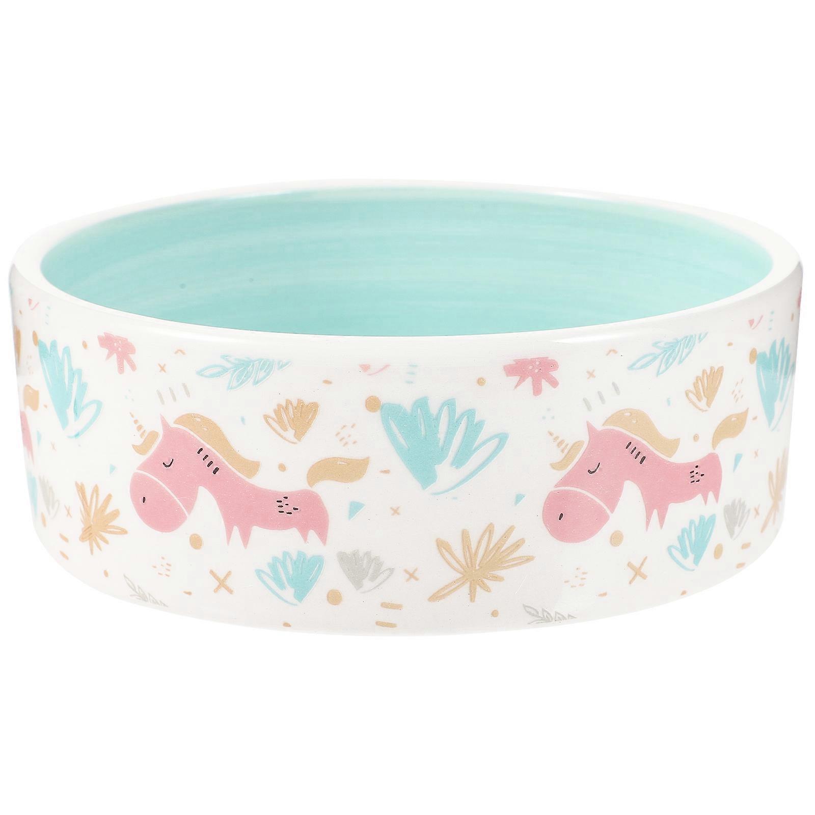 It sounds like you're referring to a product description for a **Skid Ceramic Pet Feeder Bowl** with an **Alpaca print**, designed for both cats and