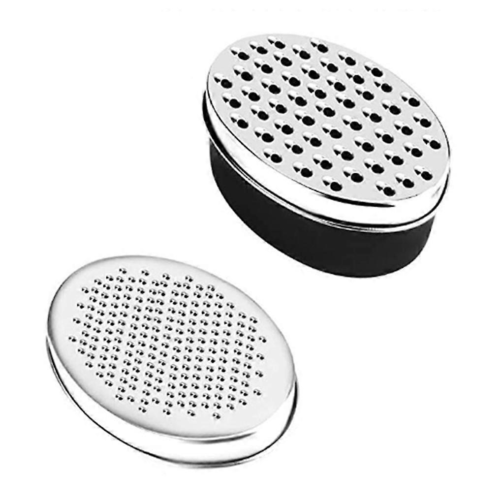 for Sharp Blade Cheese Grater with Two Sizes of Cover Multi-Functional Safe and for Health Kitchen More Convenient Easy Black