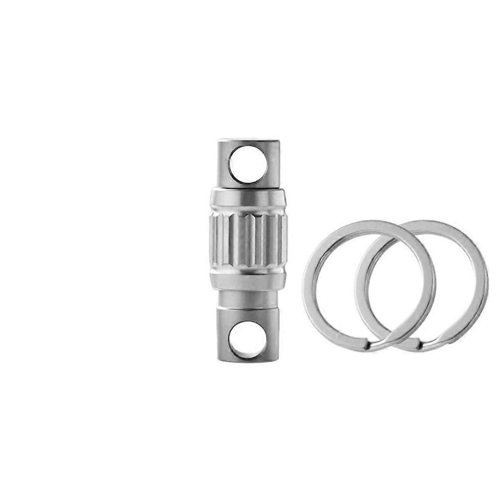 Titanium Quick Release Keychain Swivel Pull Apart Key Chain Heavy Duty Car Key Holder with Keyring for Men, Durable Design