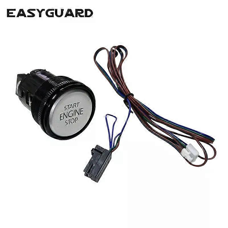 EASYGUARD Replacement push engine start stop button compatible for  ec002 es002 ec008 series (P7n style)