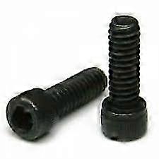 2025 ソケット ヘッド キャップ スクリュー、DIN 912、M2.5-0.45 x 5mm、合金鋼メトリック クラス 12.9、黒色酸化物