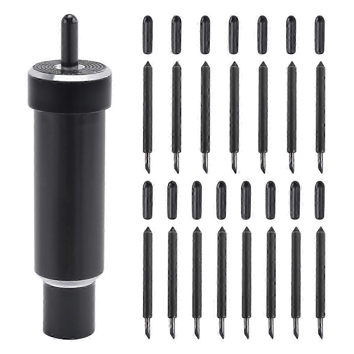 15Pcs Real Black Deep Cut Blade and 1Pc Deep Cut Tool Holder for Cricut Maker 3 Cricut Explore 3 2 A