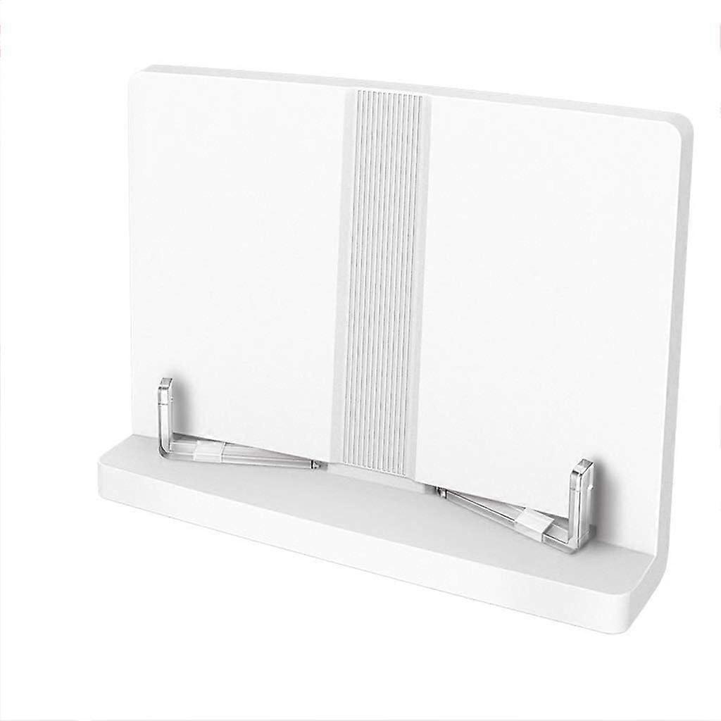 bookshelf, reading bookshelf, sitting posture, holder, reading bookshelf, student reading bookshelf on the desk (color: white) Bianco
