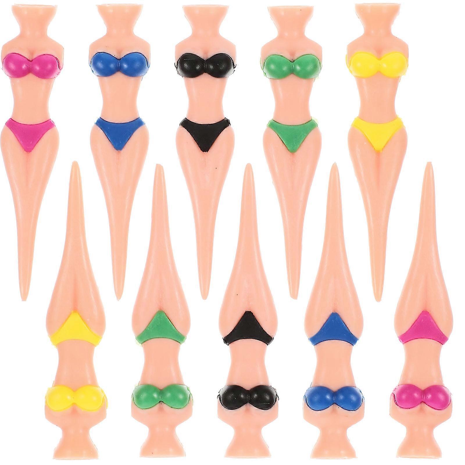 Unique Golf Tees Designed as Bikini Ladies for Fun and Functional Practice
