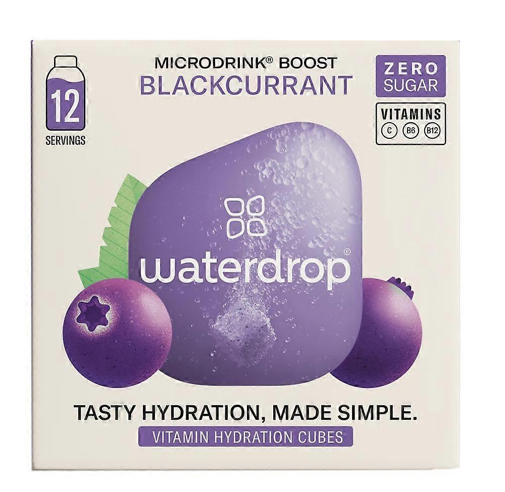 Waterdrop Blackcurrant Microdrink - Hydration Cubes 12 capsules
