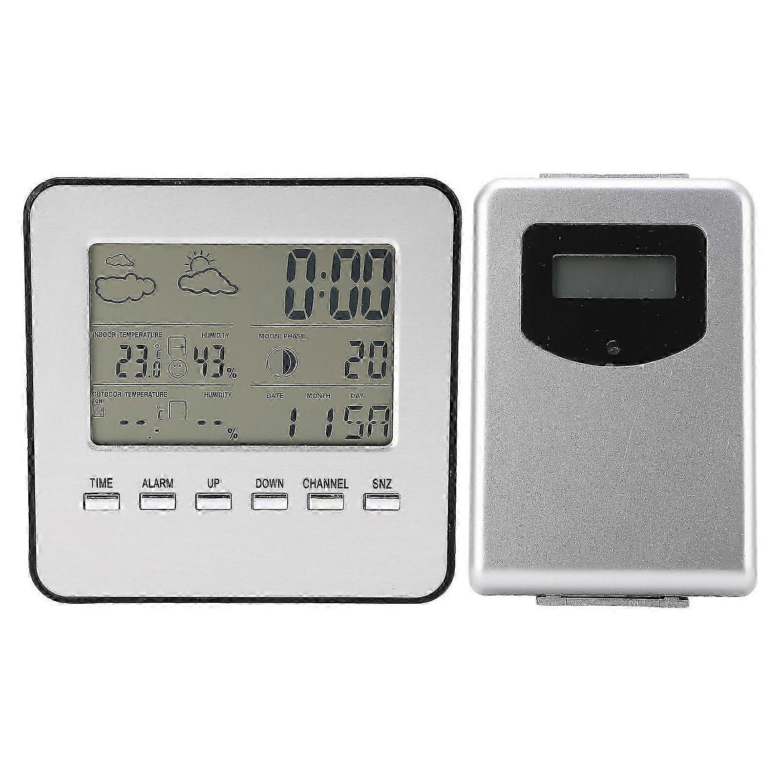Wireless Temperature Humidity Meter 7 Languages Low Consumption Wall Mounted Thermo Hygrometer