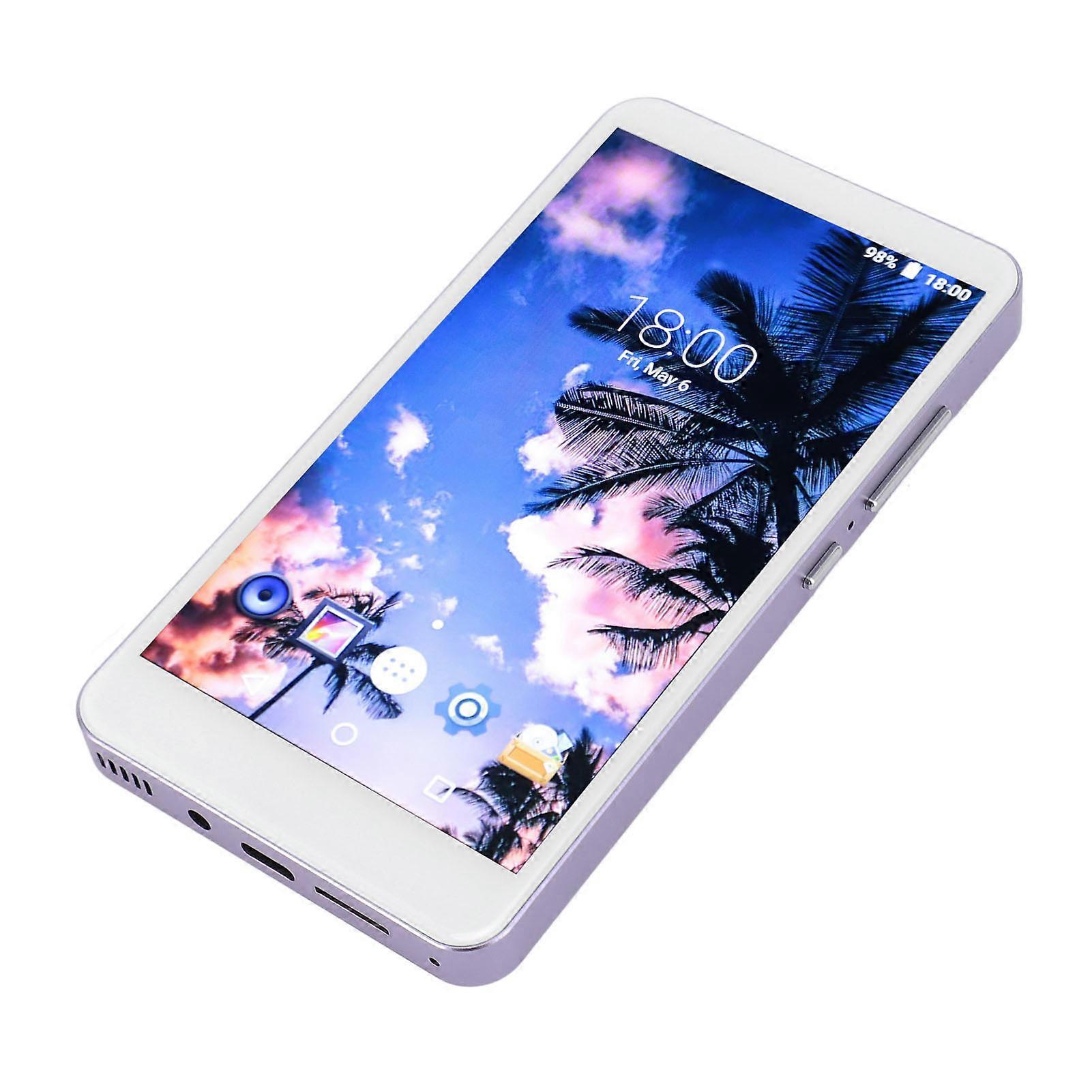 MP4 Player 5in HD Noise Reduction 16GB ROM 256GB Memory Card Bluetooth 5.0 WiFi 2200mAh Music Player with Camera FM Radio 
