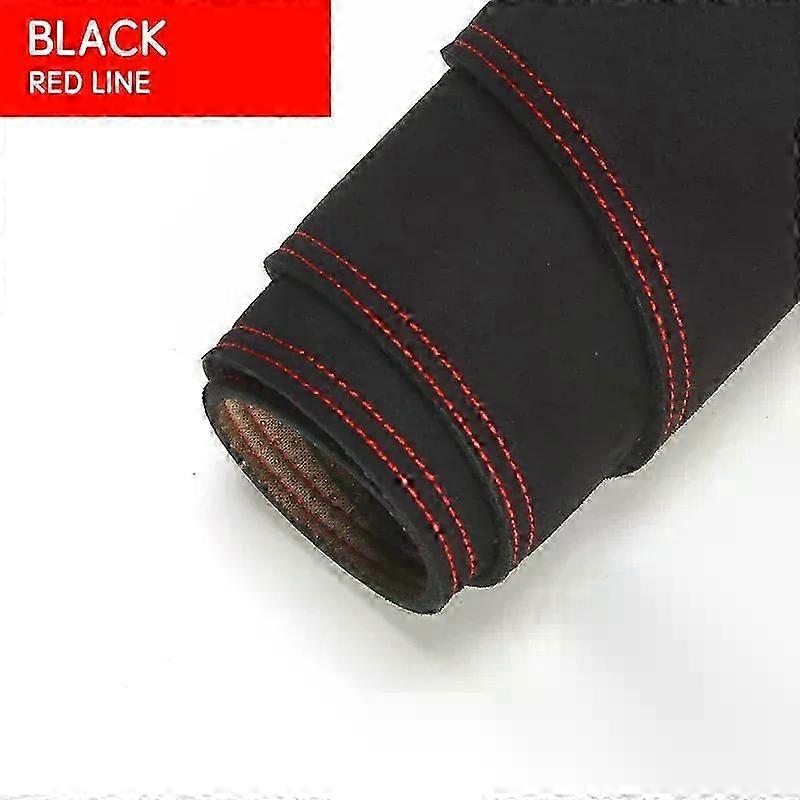 Für Cayenne 2006-2009 Auto Armaturenbrett Abdeckung Vermeiden Sie Pad Instrument Plattform Schreibtisch Abdeckung Auto Schutzmatte Zubehör Linkslenker Wildleder B-Red Line