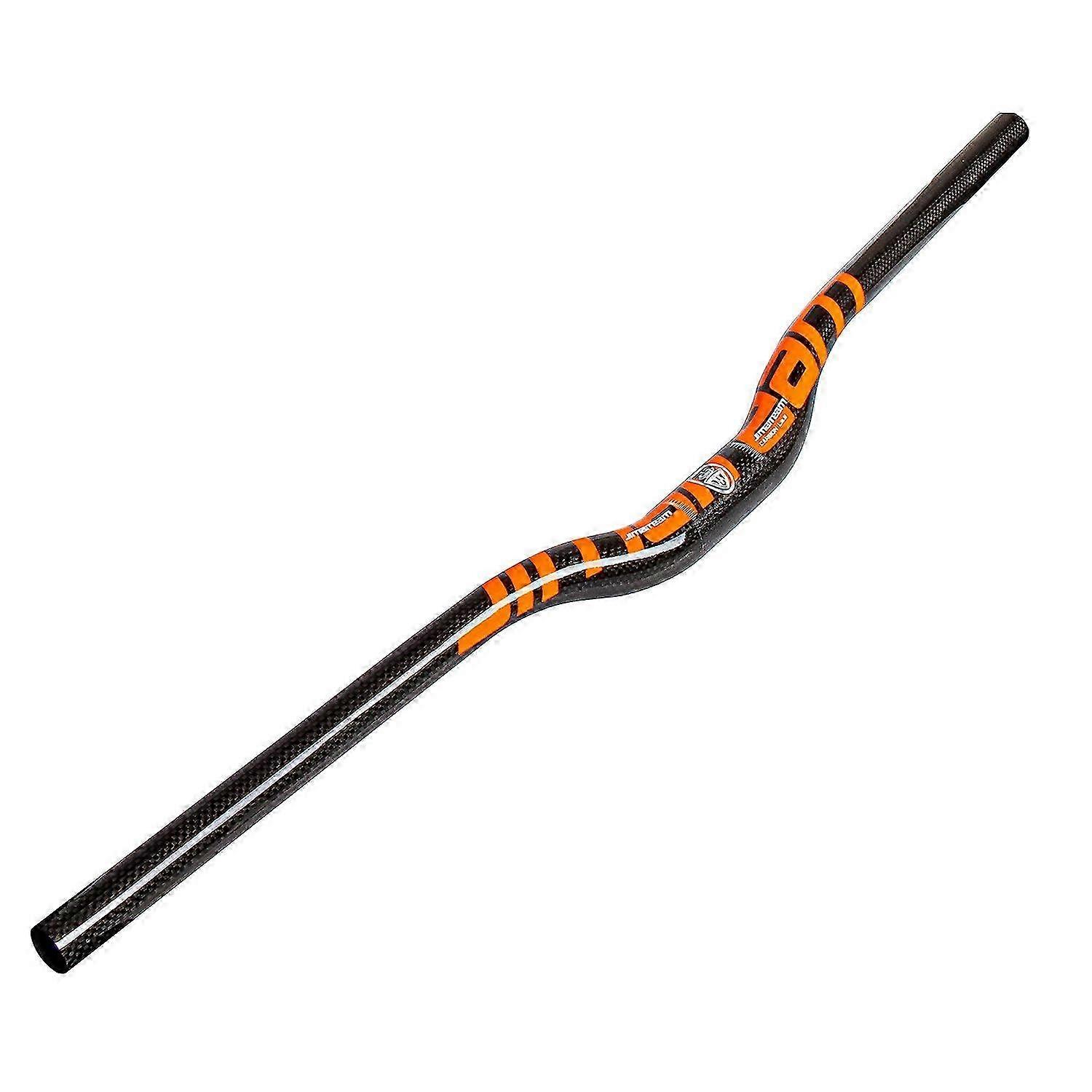 3K Glans Kolfiber Styre Riser 31.8 x 720mmGul Blå SZRH