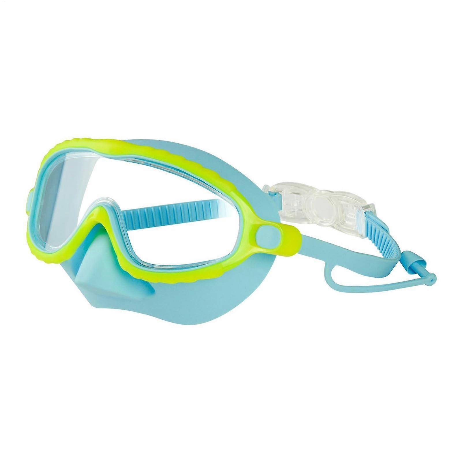 Swimming goggles with nose cover, AntiFog NoLeak for boys 416 Blue