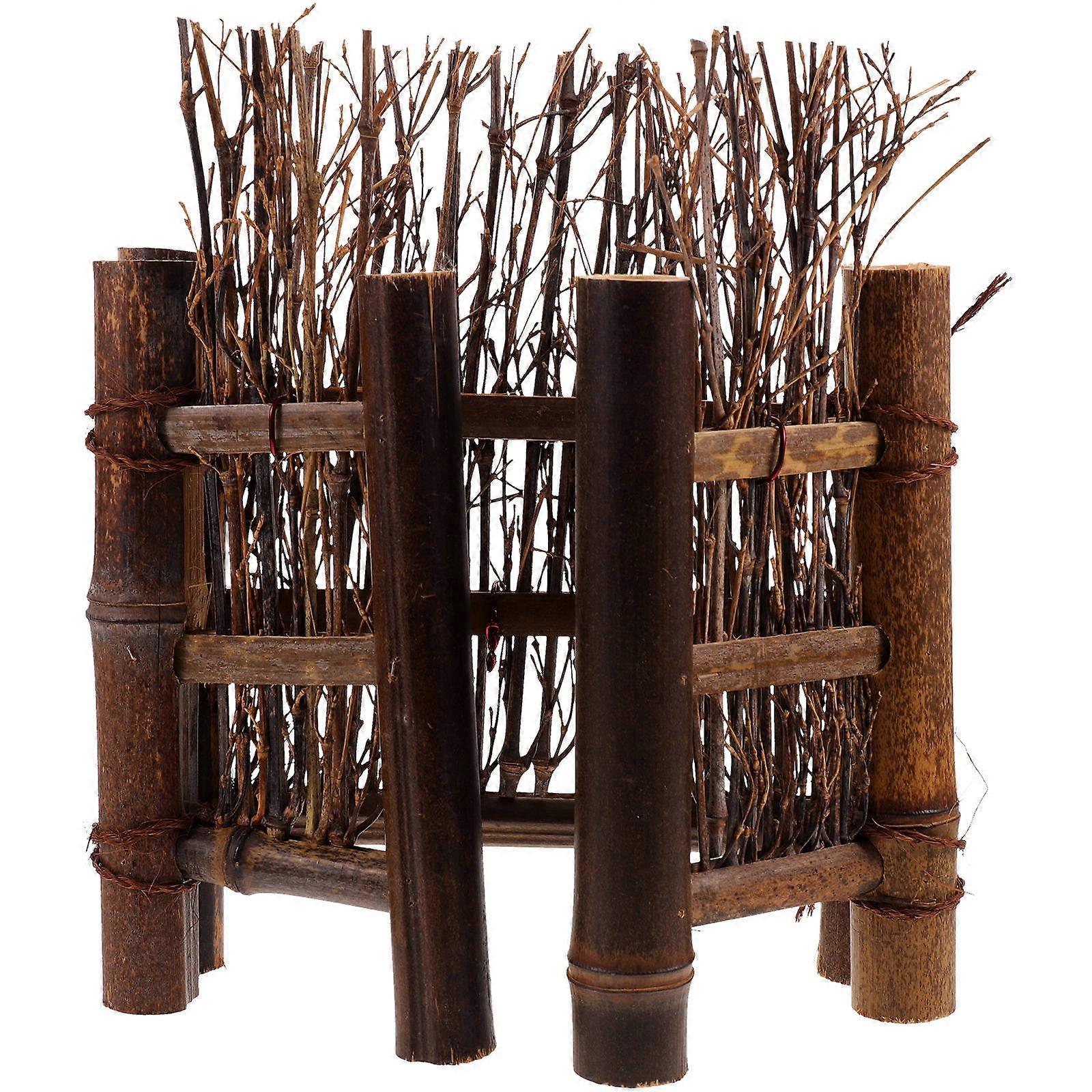 Hobbyist Supplies, Bamboo Fence Ornament for DIY Projects, Robust Construction