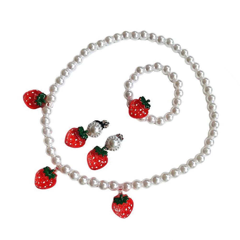 Elegant Design Women's Jewellery Sets Necklace Bracelet Earrings Assorted Color Retro Silver 3Pcs