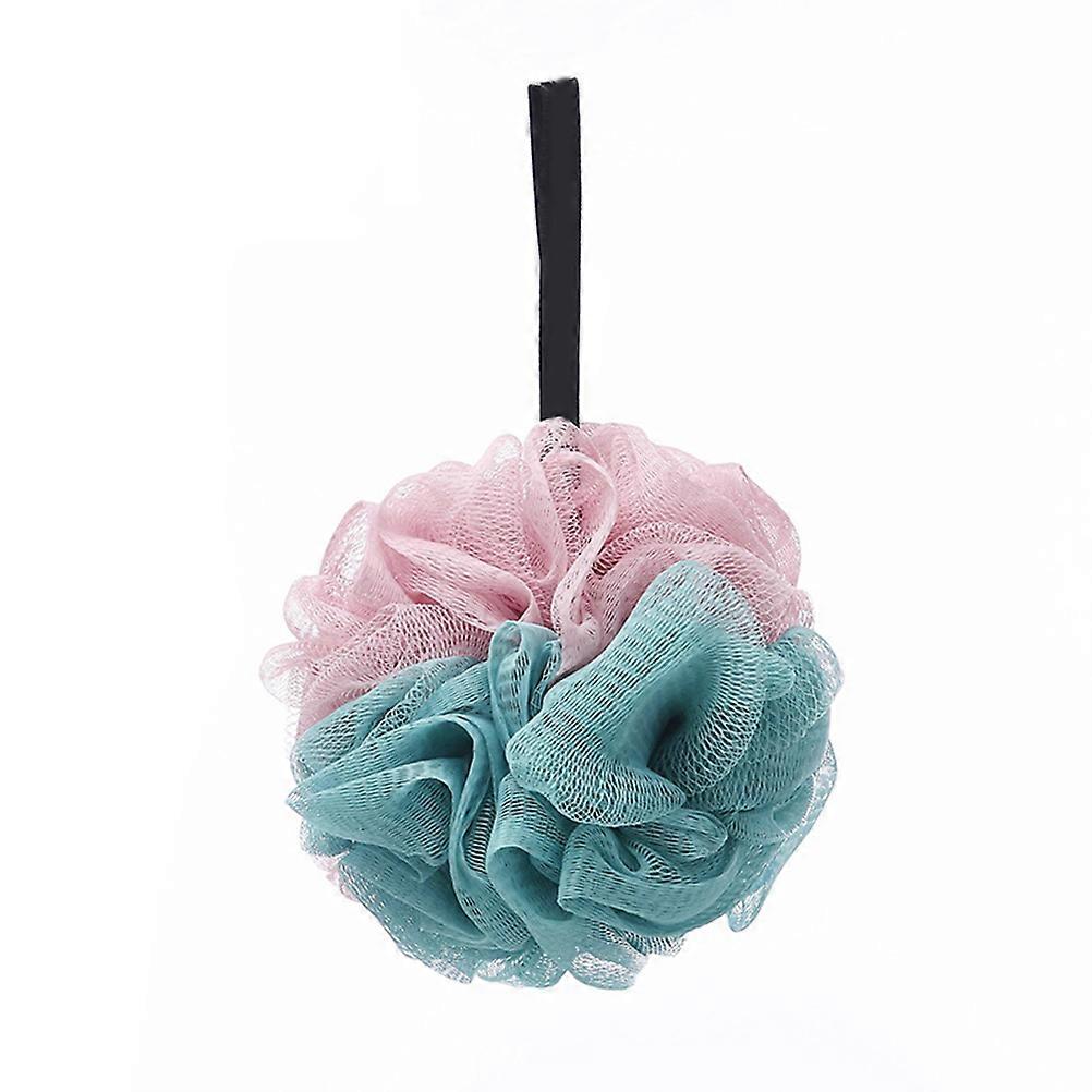 Soft PE Bath Sponge Loofah Mesh Pouf Exfoliating Scrubbing Shower Puff with Extra Grip, Odorless, Gentle Full Lather Cleanse for Men and Women