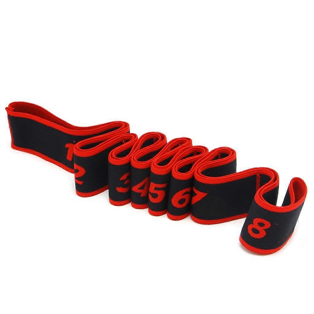 Elastic Strap for Yoga and Stretching, Resistance Bands for Dance and Fitness Training, Red Color, Beginner Friendly