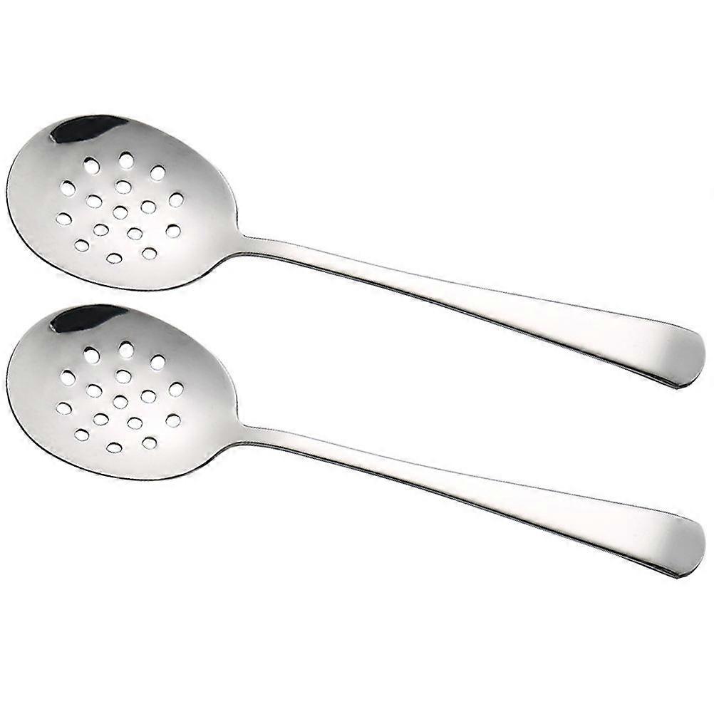 Draining Stainless Steel Spoon for Kitchen Multi-Functional 2Pcs Set