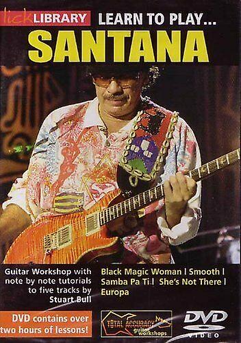 Lick Library Learn to Play Santana DVD cert E - Region 2