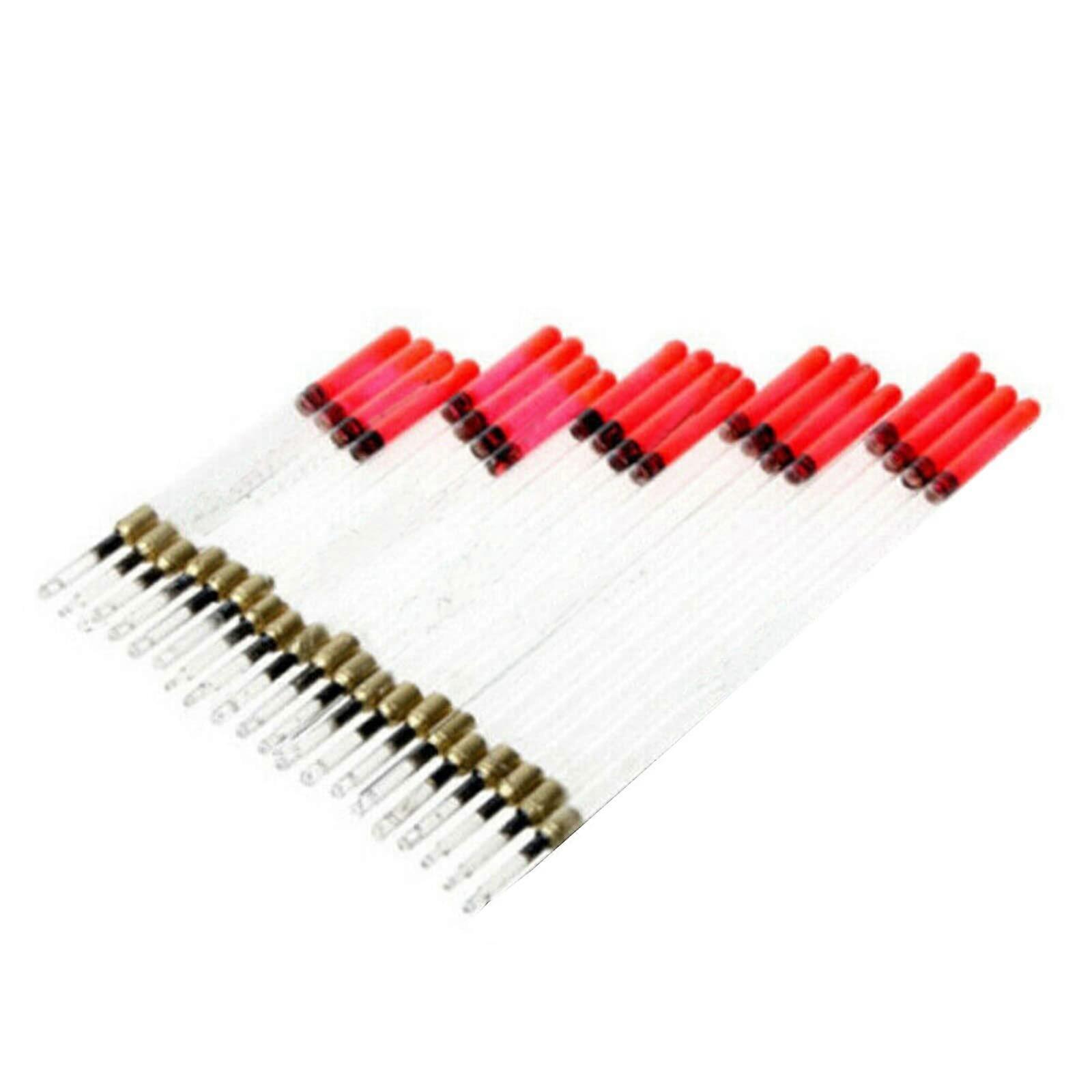 20 x Mixed Crystal Waggler Floats Carp Coarse Fishing Tackle