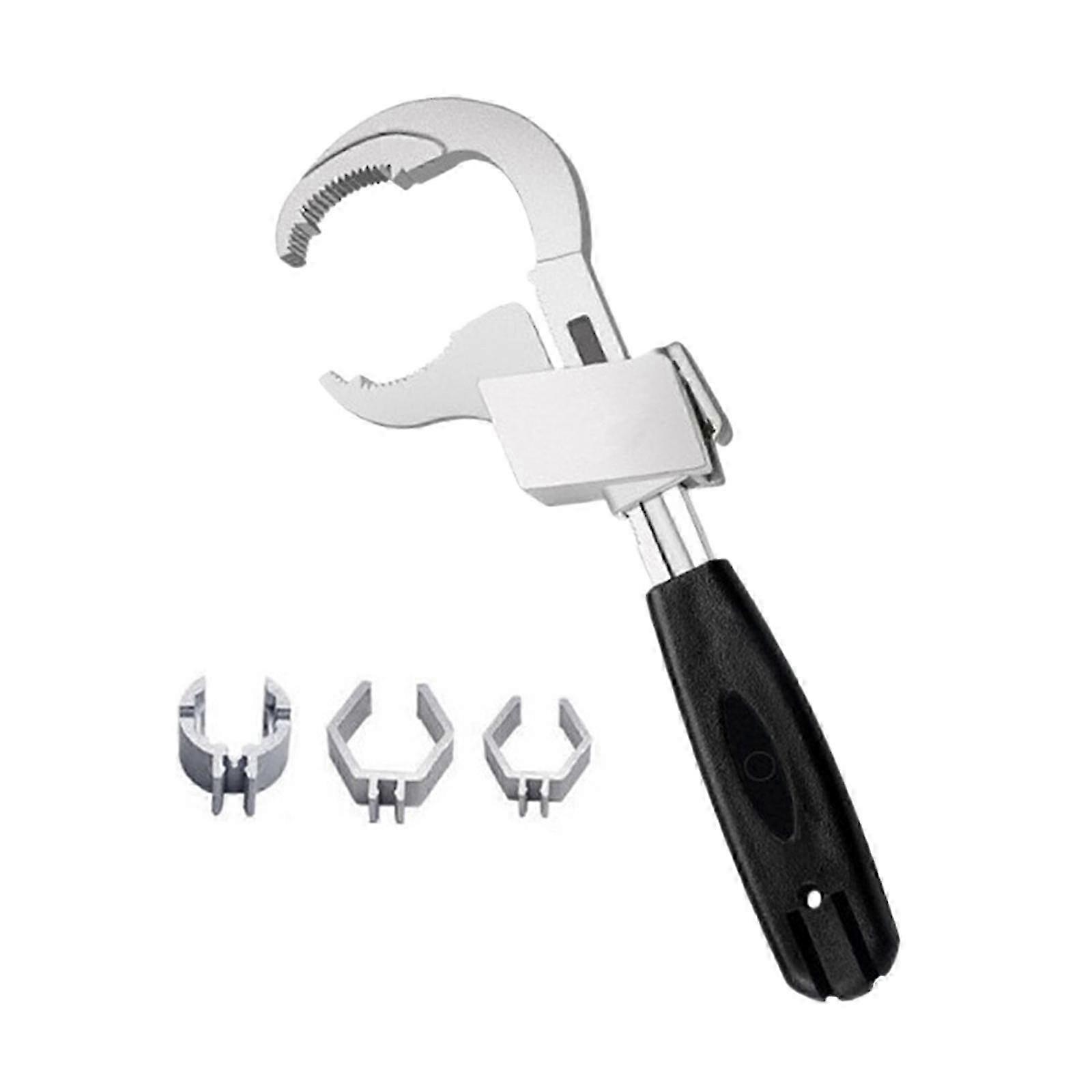 Adjustable Bathroom Wrench for Various Kitchen and Toilet Applications, Aluminum Construction, Length 27cm
