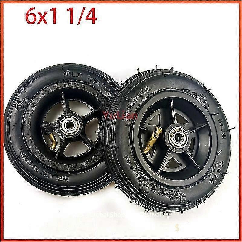 6-Inch Inflatable Tire for Electric Scooter, 6x1 1/4 Wheel with Inner Tube, 150MM