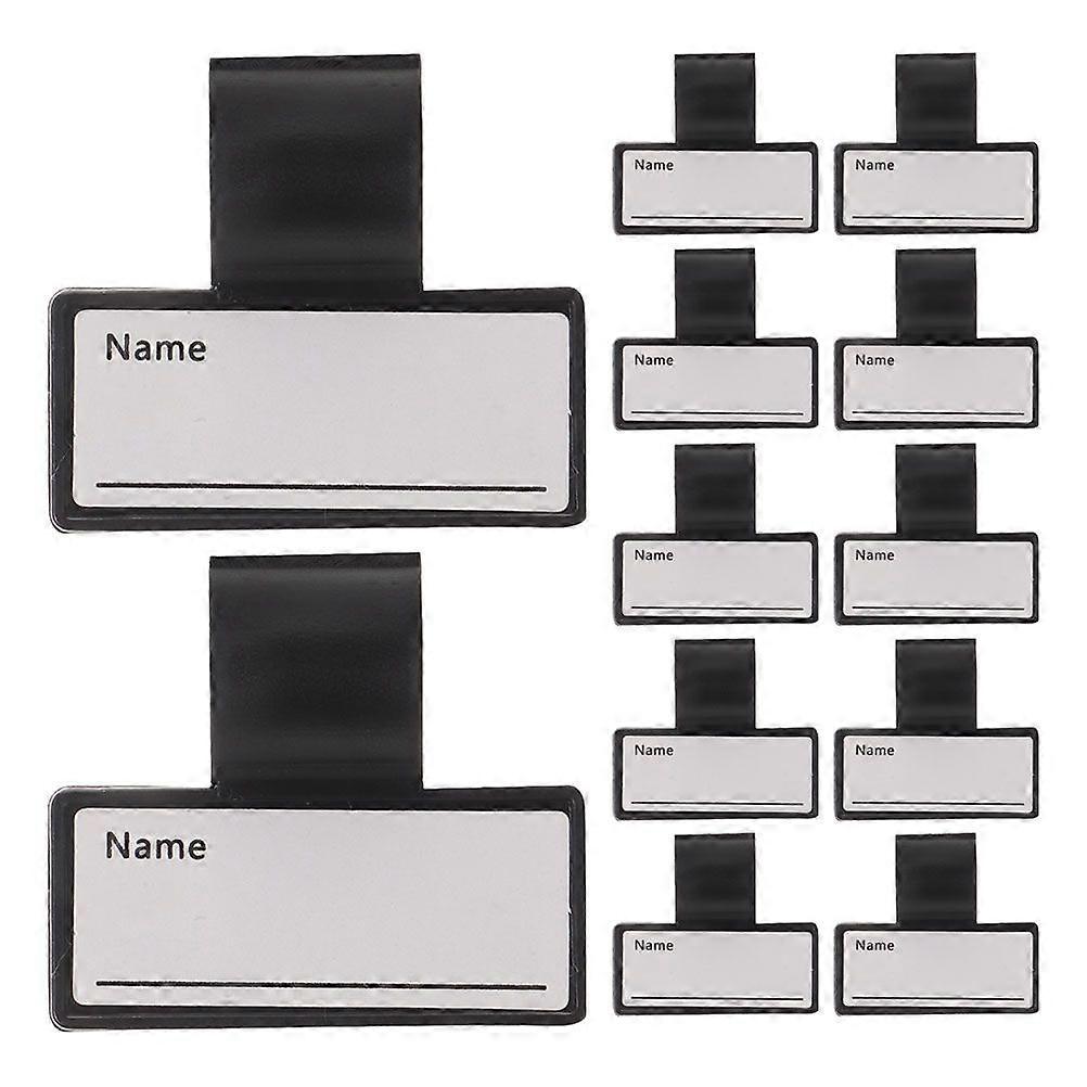 12pcs Stethoscope Name Holders Plastic Stethoscope Name Plates Name Tag Stethoscope Id Tags Identification Supply Stethoscope Name Clips