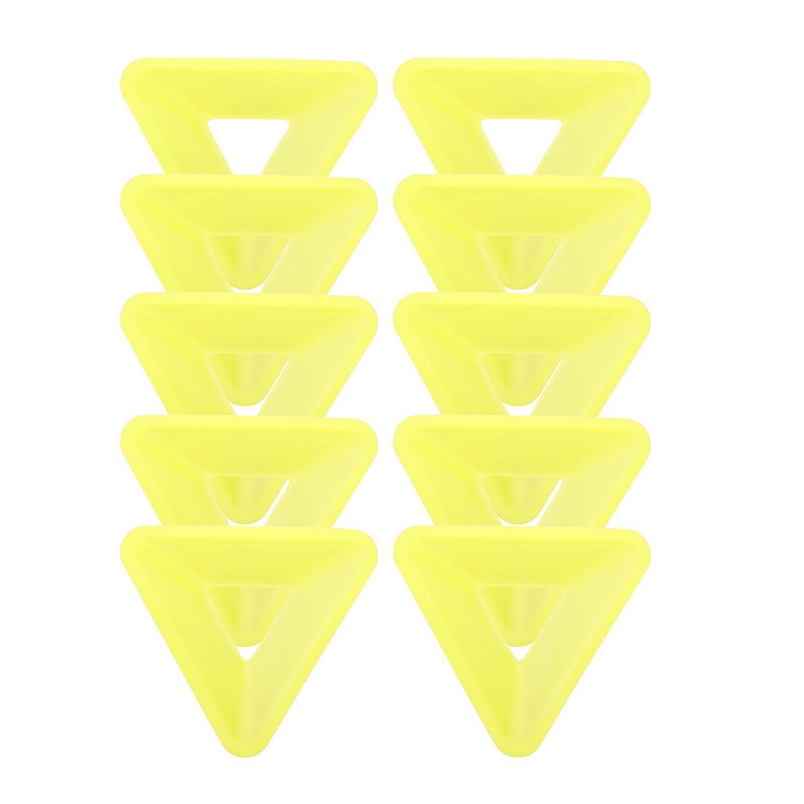 10個の耐久性のあるサッカートレーニングコーン、バスケットボール、テニス、アジリティドリル用の視認性の高いサッカーマーカー、パフォーマンスを向上させるPE素材