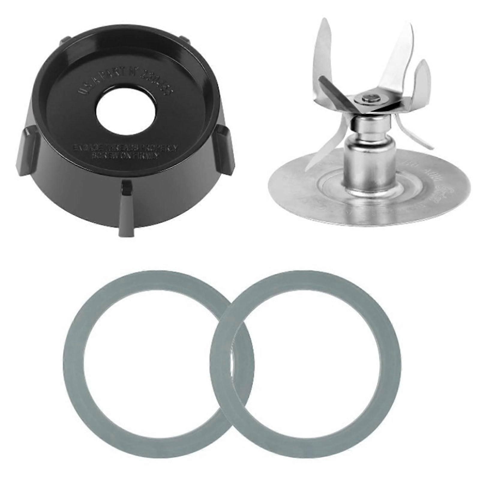 Efficient Juicing 6-Blade Base Set for Juicers and Blenders, Silicone Sealing Rings, Replacement Parts, Compatible Accessories