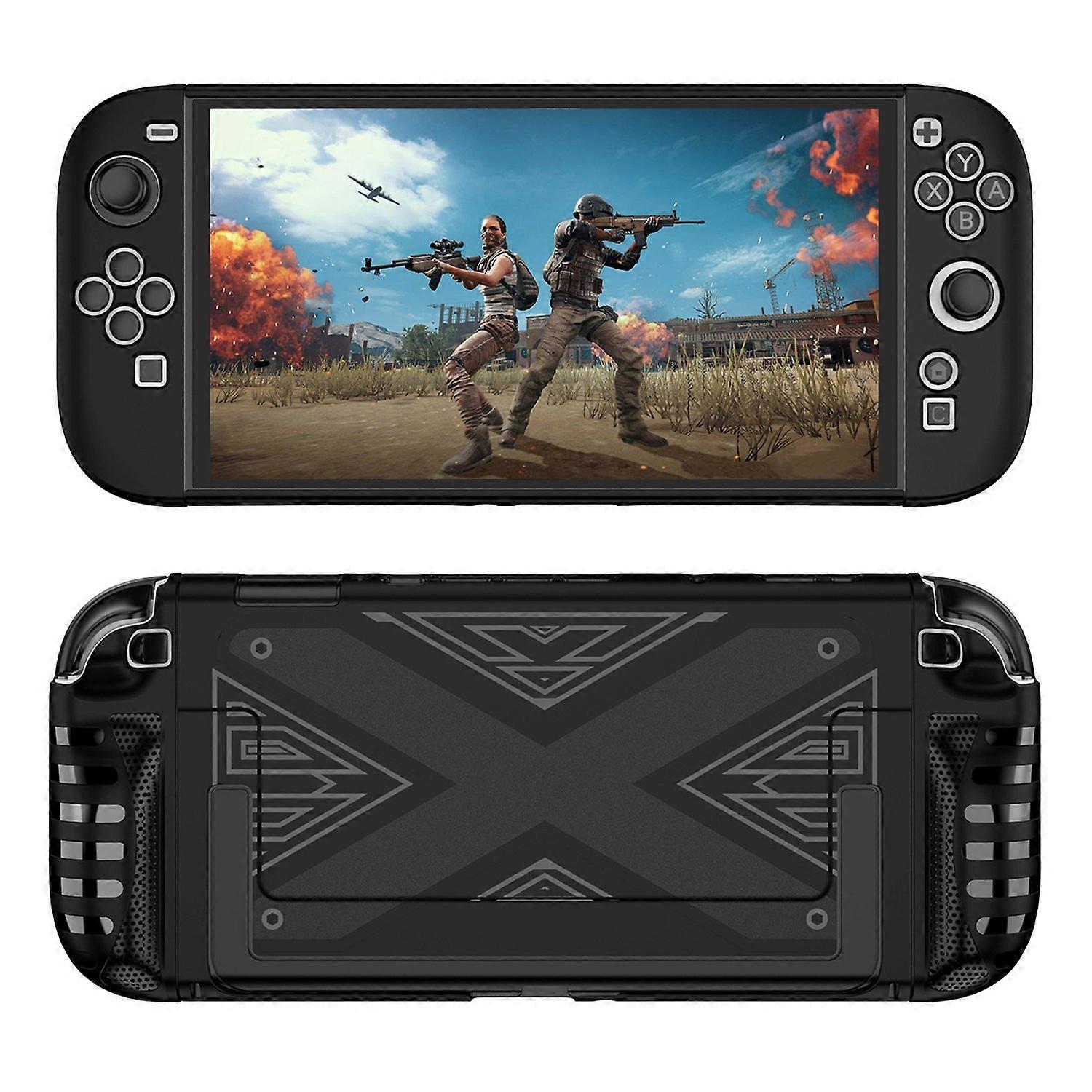 For Nintendo Switch 2 Console Case with Stand TPU PC Detachable Protective Cover Accessory