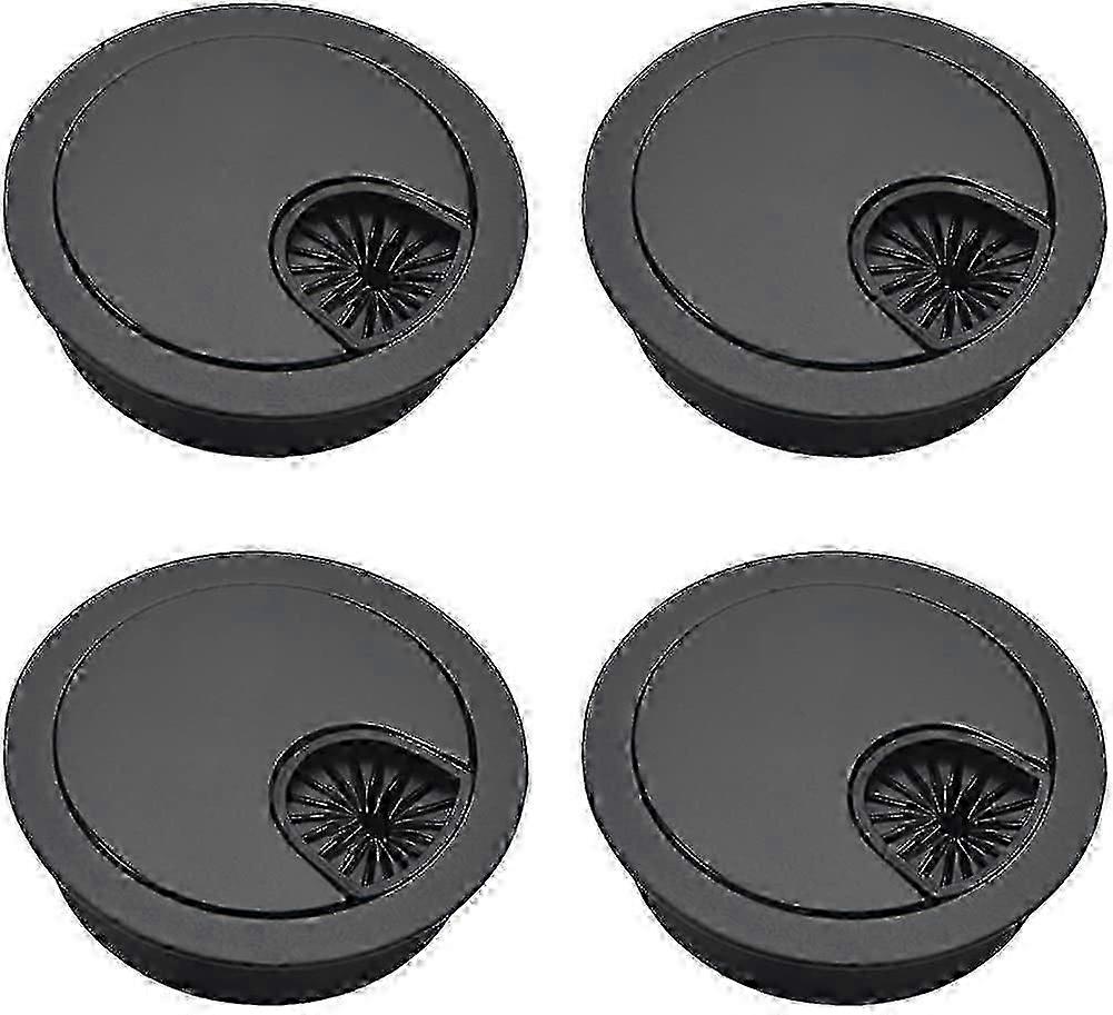 Computer Grommet 60mm, 4pcs Metal Cable Grommet, Desk Table Grommet