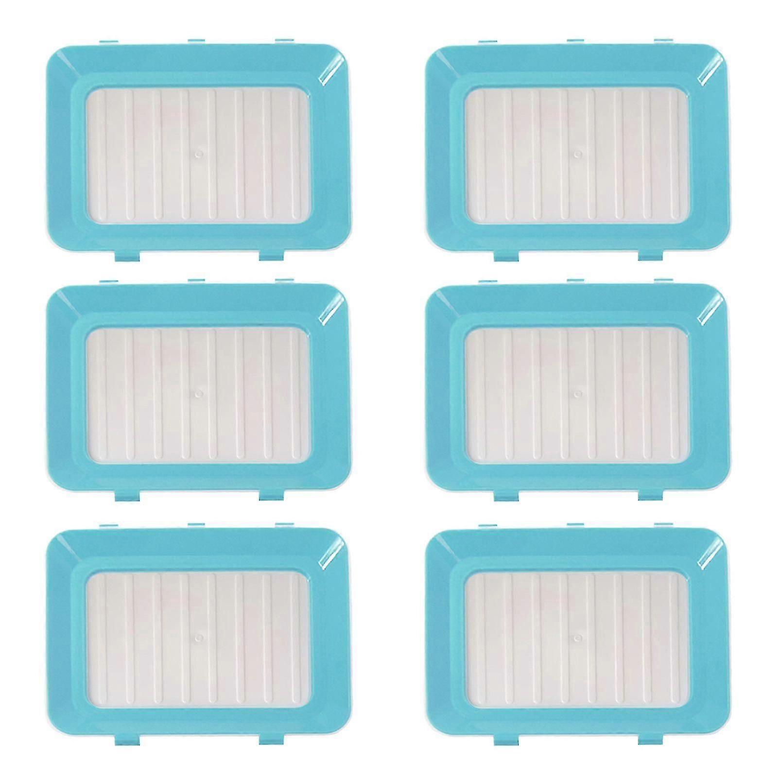 6/8/10Pcs Food Preservation Trays BPA Free Multipurpose Reusable Vacuum Stackable Food Organization Storage Trays with Buckle