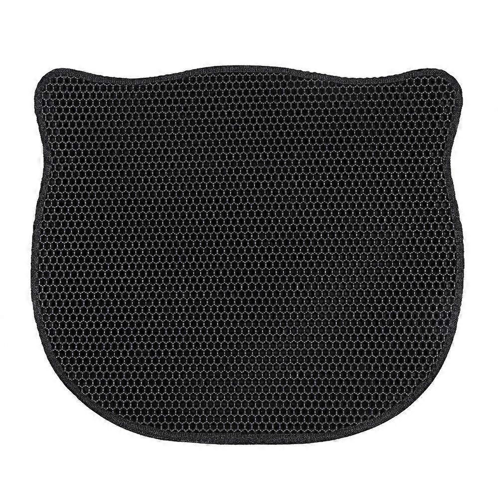 Cat Litter Box Mat Litter Trapper Honeycomb Double Layer Design Waterproof