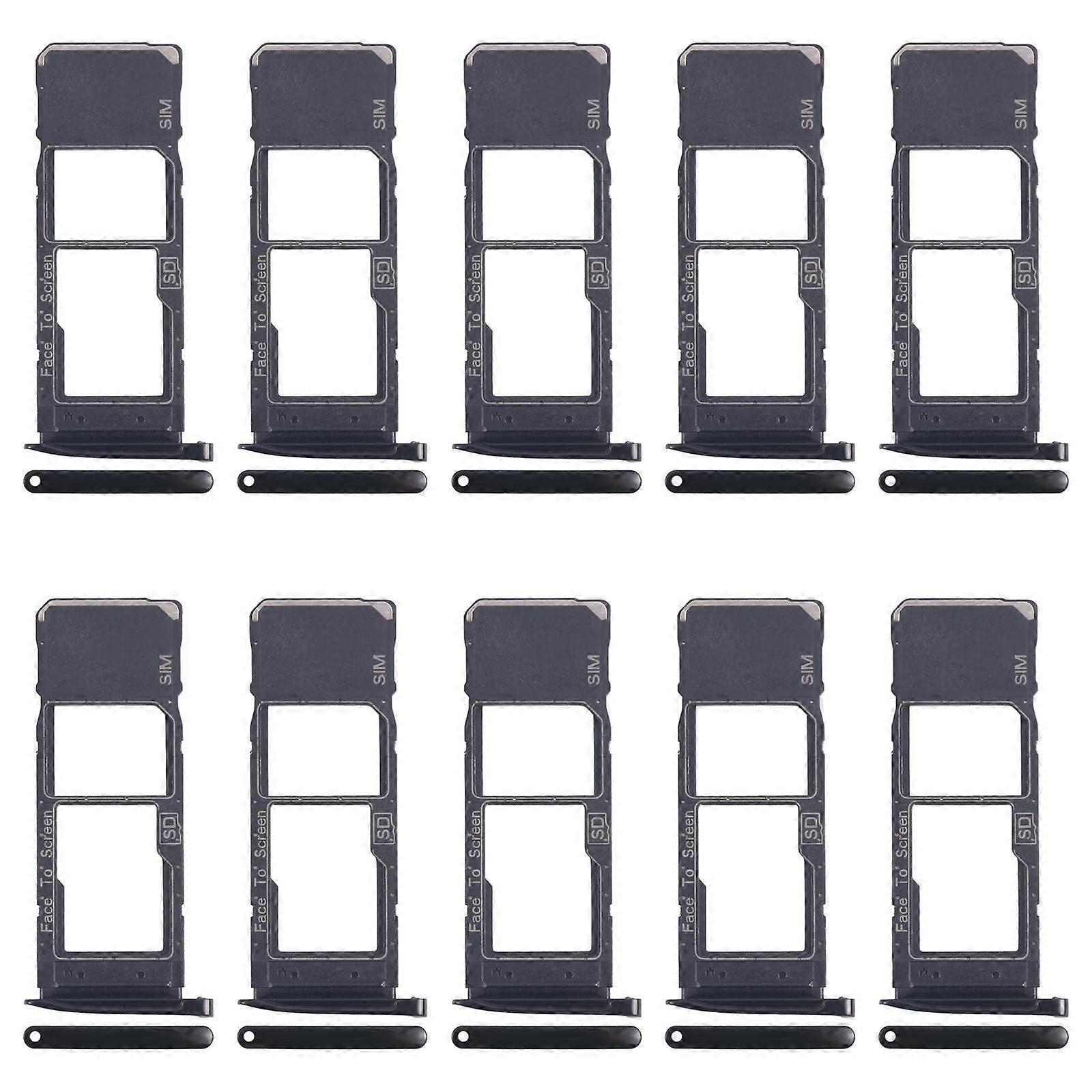 For Motorola Moto G7 Plus 10pcs COMPATIBLE SIM Card Tray