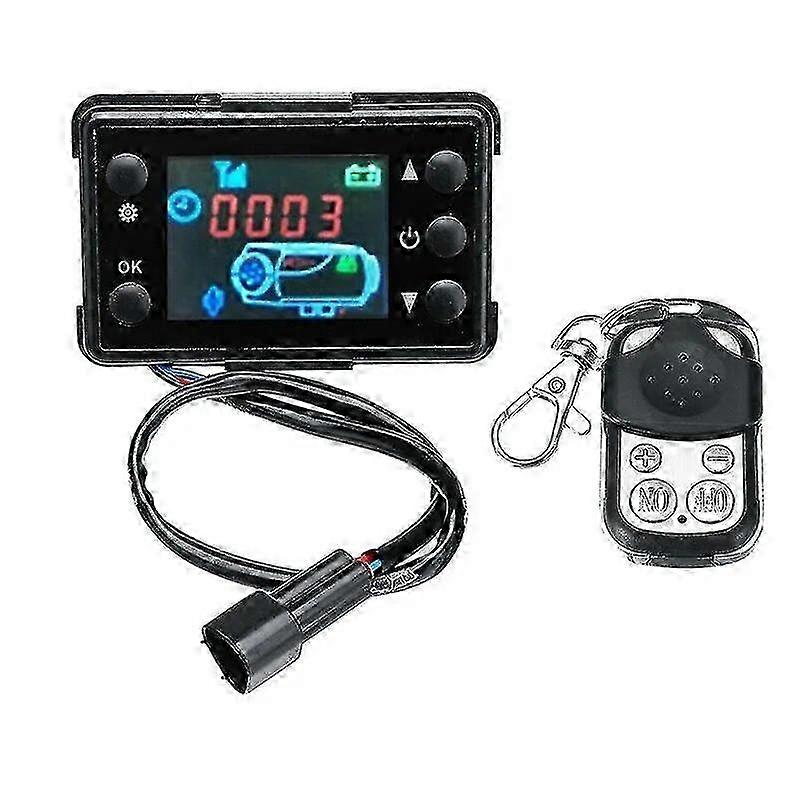 12/24V Car Heater Controller for Parking Air Heaters with LCD Digital Timer Remote Control