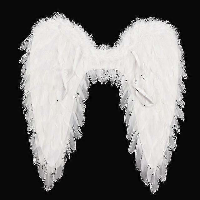 כנפי נוצה ליל כל הקדושים קישוט חג המולד אביזרי מסיבת מופע מופע פריסת סצנה כנפי מלאך שחור אדום לבן