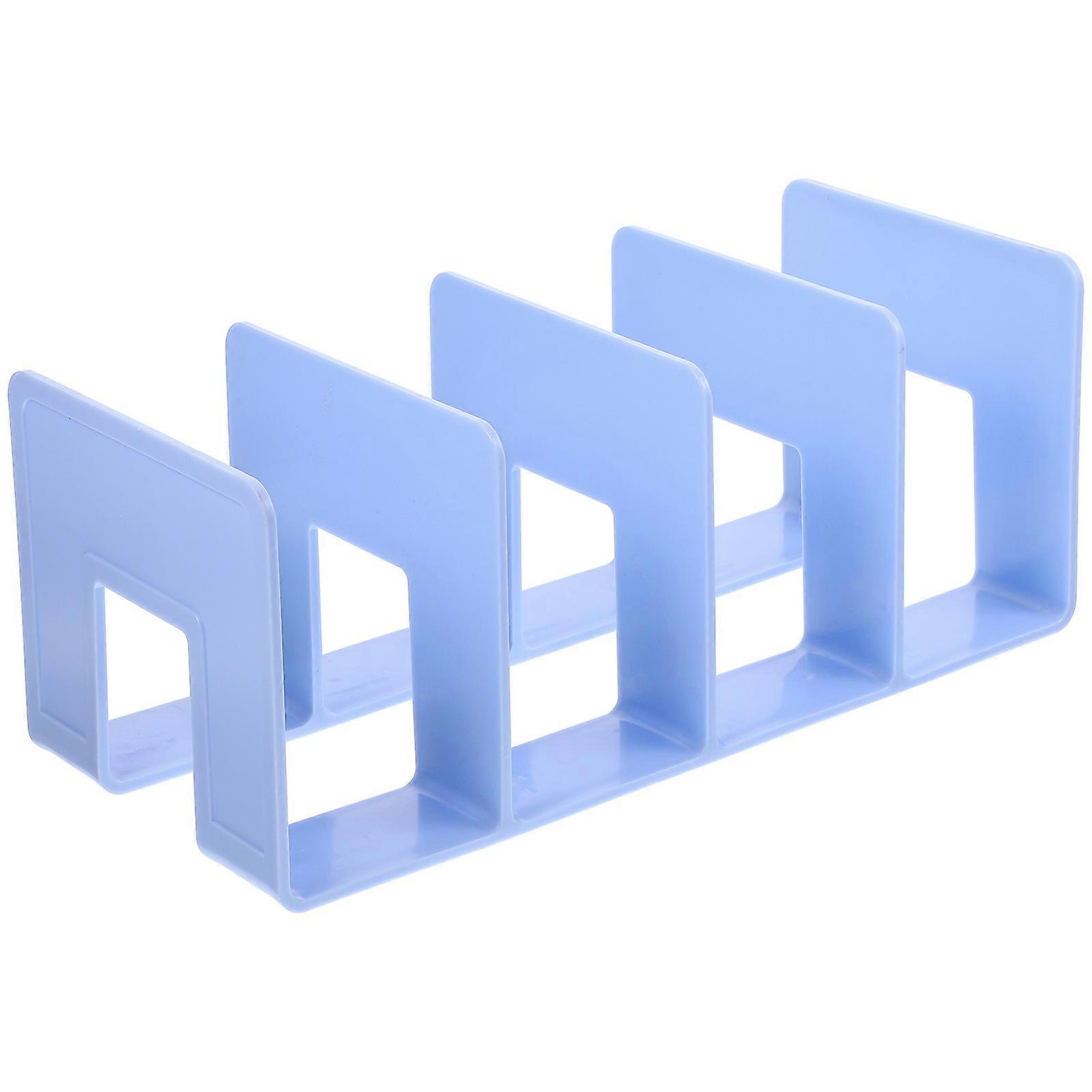 Desk Bookshelf Home Study Plastic Space-saving 32.5X14.5CM 1Pcs