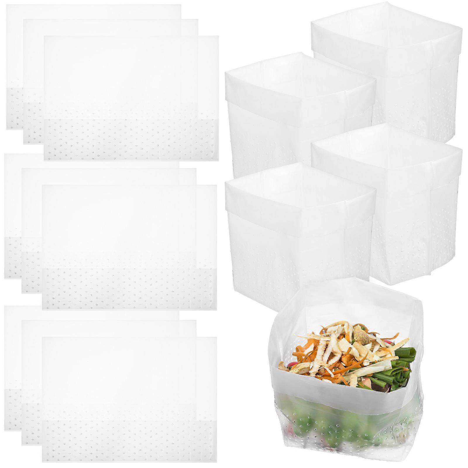Small Bathroom Garbage Bags Odor Prevention 25.00x18.00x10.00cm Upright Bedroom Use 150Pcs