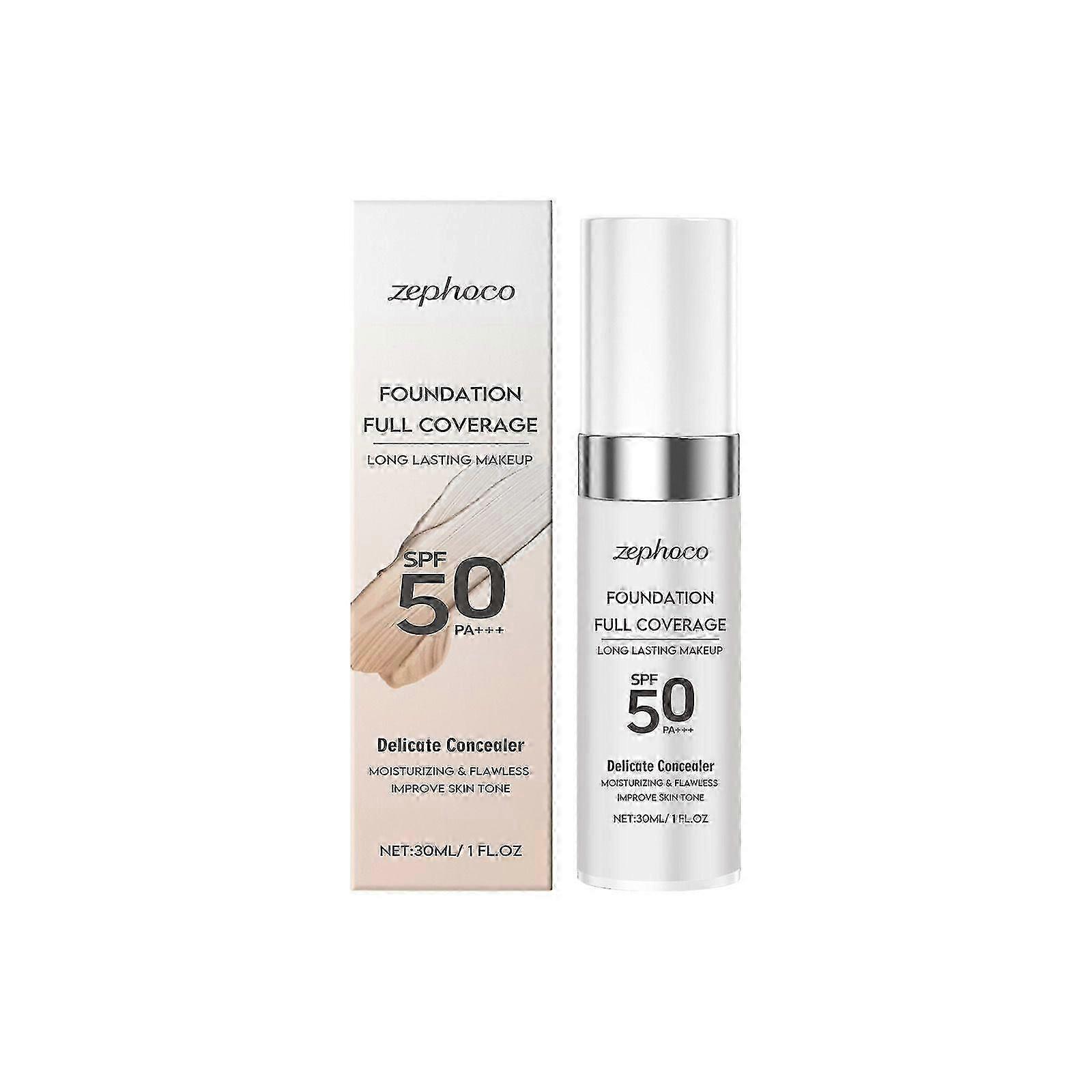 30ml Foundation Full Coverage, Liquid Flawless Colour Changing Warm Skin Tone Foundation Makeup, Waterproof Long Lasting Moisturizing