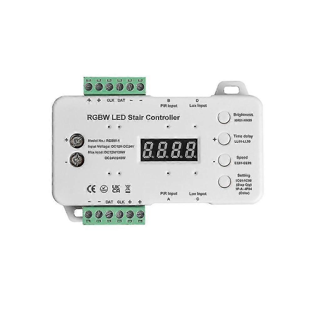 2025 Latest Model Light Sensor Human Body Sensor Stair Light Controller Rgbw