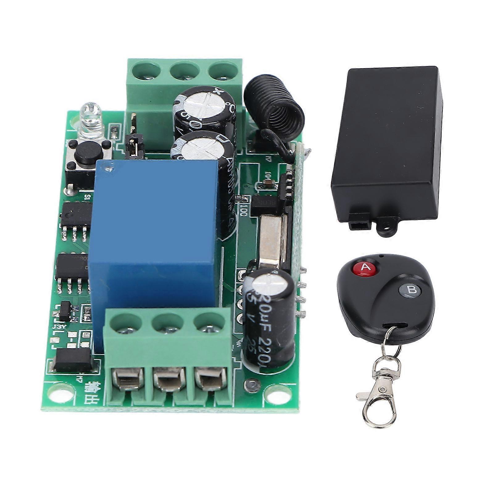 Mini Relay Wireless Switch DC 24V 1CH 10A Universal Learning Code Receiver for Lights
