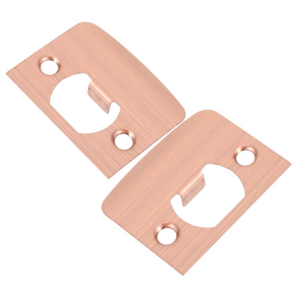 D Shaped Door Strike Plates Durable Metal Lock Tongue Guide for Wooden Doors Easy Installation & Aesthetic Interior Security Upgrade