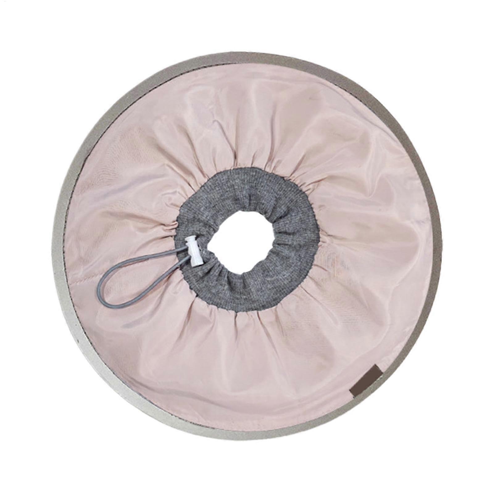 Adjustable Cat Collar Soft Lightweight Elizabethan Collar For Cats Kittens Puppies Light Pink Size L