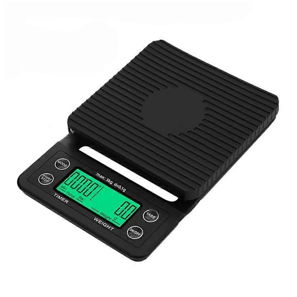 Hand-brewed coffee scale timing roasting multi-function electronic scale 3kg